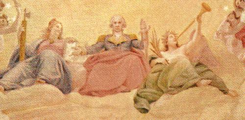 Liberty, George Washington and Victory